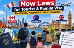 New Laws for Tourist and Family Visas for Canada, Australia and the United Kingdom